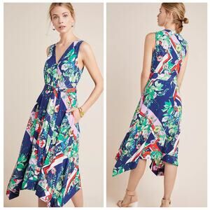 Anthropologie Maeve Spirited Midi Dress